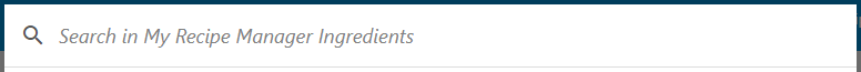 Ingredient Search